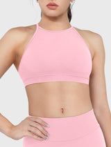 DICORYA — Brassière de sport col montant dos nu