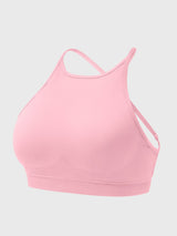DICORYA — Brassière de sport col montant dos nu