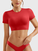 DICORYA — Crop top manches courtes