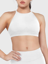 DICORYA — Brassière de sport col montant dos nu