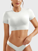 DICORYA — Crop top manches courtes