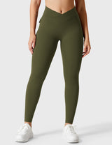 DICORYA — Legging ajusté à ceinture en V