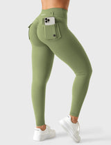 DICORYA — Legging ajusté à ceinture en V