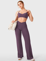 DICORYA — Legging droit à ceinture en V