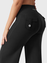 DICORYA — Legging droit gainant avec poches