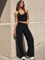 DICORYA — Legging droit à bande latérale