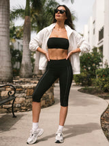 DICORYA — Legging corsaire à taille repliable