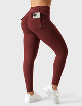 DICORYA — Legging ajusté à ceinture en V