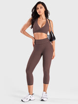 DICORYA — Legging corsaire taille haute