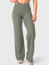 DICORYA — Legging droit à ceinture en V