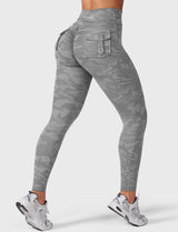 DICORYA — Legging camouflage ajusté