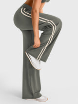 DICORYA — Legging droit à bandes contrastées