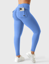 DICORYA — Legging ajusté à ceinture en V