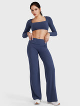 DICORYA — Legging droit à taille repliable