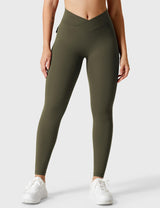 DICORYA — Legging ajusté à ceinture en V