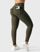 DICORYA — Legging ajusté à ceinture en V