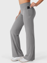 DICORYA — Legging droit long avec poches