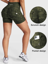 DICORYA — Short camouflage ajusté