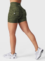 DICORYA — Short camouflage ajusté