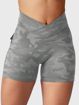 DICORYA — Short camouflage ajusté