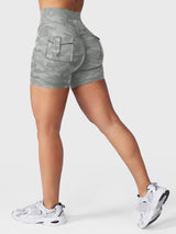 DICORYA — Short camouflage ajusté