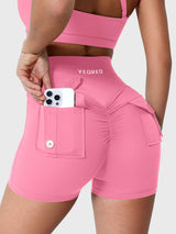 DICORYA — Short court à ceinture en V