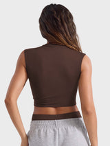 DICORYA — Crop top sans manches