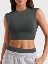 DICORYA — Crop top sans manches