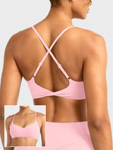 DICORYA — Brassière de sport à dos torsadé