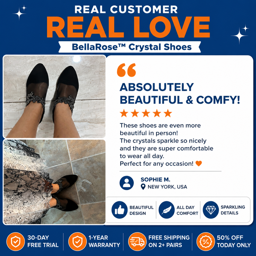 BellaRose™ Crystal Shoes