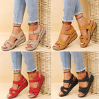 Large Size Peep Toe Roman Sandals for Women