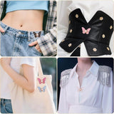 DICORYA — Lot de 8 resserre-taille papillon sans couture