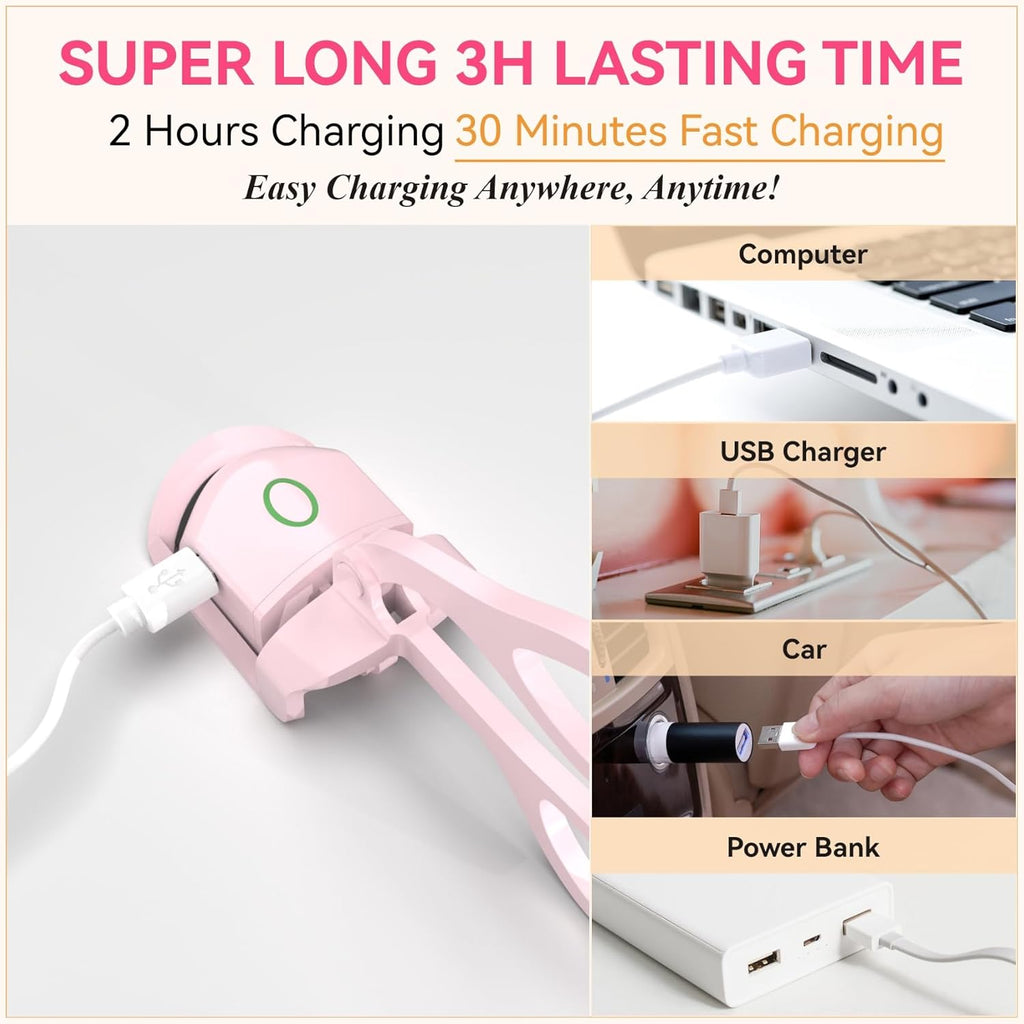 NVB™ Rechargeable Heated Eyelash Curler