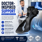 Drop Foot Support AFO Brace with Inflatable Airbag