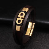 Amiri Designer Leather Bracelet