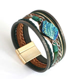 Amorcome Braided Leather Bracelet