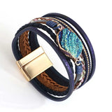 Amorcome Braided Leather Bracelet