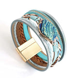 Amorcome Braided Leather Bracelet