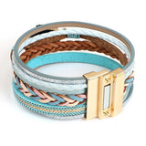 Amorcome Braided Leather Bracelet