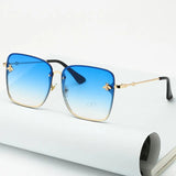 Bee Rimless Sunglasses