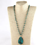 Boho Natural Stone Pendant