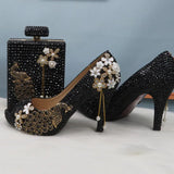 Midnight Shoe & Bag Set