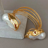 Keshi Pearl Bangle