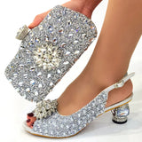 Diamond Bag & Shoe Set