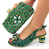 Diamond Bag & Shoe Set