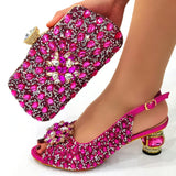 Diamond Bag & Shoe Set