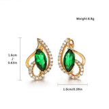 Hanre Natural Zircon Studs