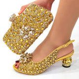 Diamond Bag & Shoe Set