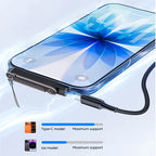 ⚡ Câble 240 W = Charge ultra-rapide + Support intelligent pour vidéos et jeux + Cadeau offert 🎁