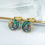 Mix Color Gemstone Earrings